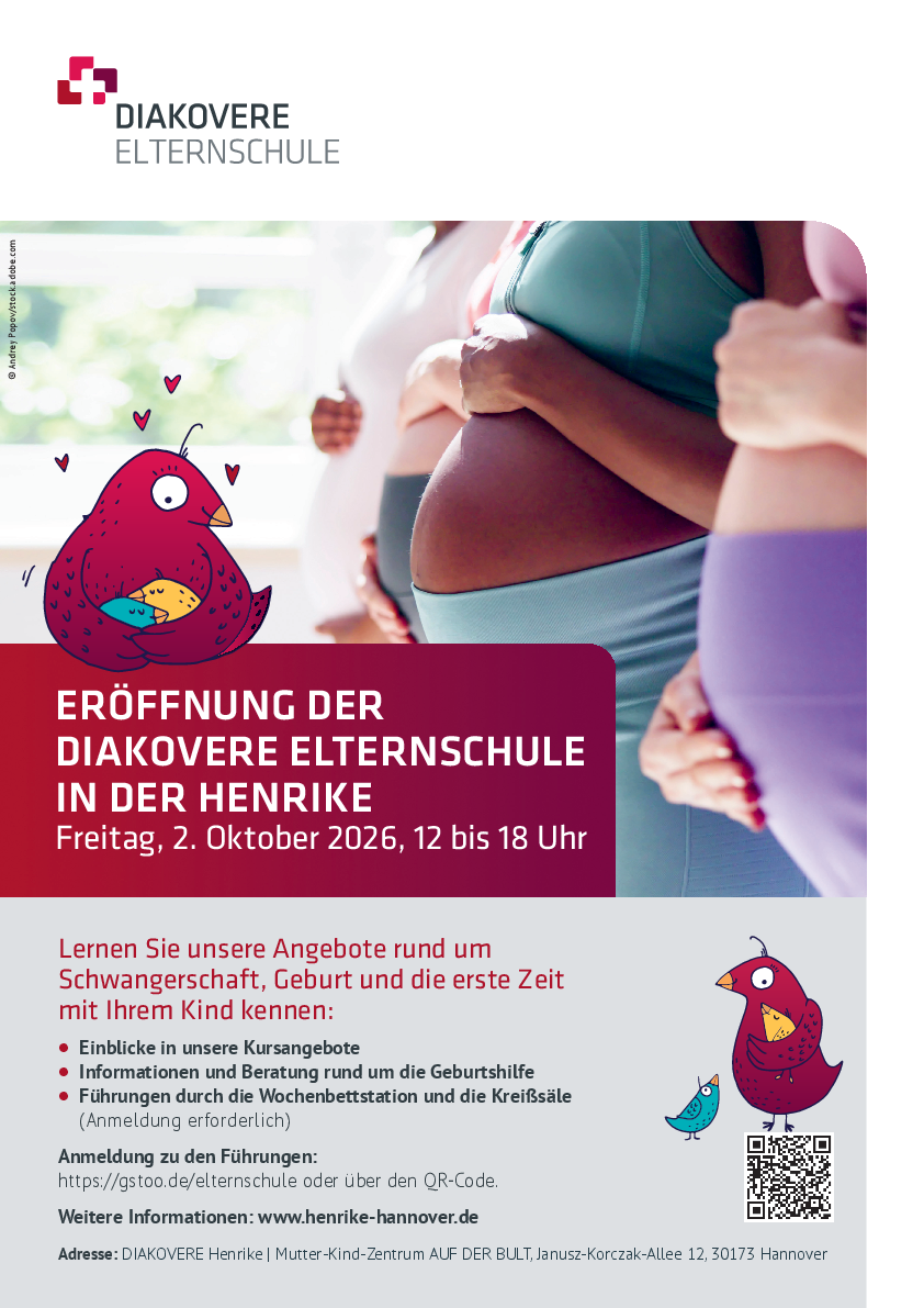 Infoplakat Eröffnung der Elternschule HENRIKE
