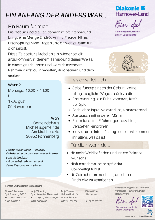 Flyer des Angebots