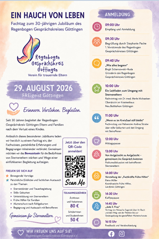 Flyer für Jubiläumsveranstaltung